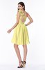 Modern A-line One Shoulder Sleeveless Zipper Chiffon Plus Size Bridesmaid Dresses