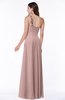 Classic A-line One Shoulder Zip up Flower Plus Size Bridesmaid Dresses