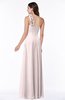 Classic A-line One Shoulder Zip up Flower Plus Size Bridesmaid Dresses