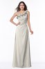 Classic A-line One Shoulder Zip up Flower Plus Size Bridesmaid Dresses