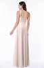 Classic A-line One Shoulder Zip up Flower Plus Size Bridesmaid Dresses