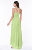 Romantic A-line Strapless Sleeveless Zipper Hi-Lo Plus Size Bridesmaid Dresses