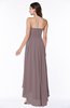 Romantic A-line Strapless Sleeveless Zipper Hi-Lo Plus Size Bridesmaid Dresses