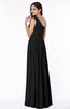 Elegant Asymmetric Neckline Chiffon Floor Length Pleated Plus Size Bridesmaid Dresses