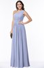 Elegant Asymmetric Neckline Chiffon Floor Length Pleated Plus Size Bridesmaid Dresses