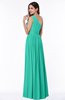 Elegant Asymmetric Neckline Chiffon Floor Length Pleated Plus Size Bridesmaid Dresses