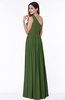 Elegant Asymmetric Neckline Chiffon Floor Length Pleated Plus Size Bridesmaid Dresses