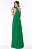 Elegant Asymmetric Neckline Chiffon Floor Length Pleated Plus Size Bridesmaid Dresses