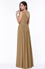 Elegant Asymmetric Neckline Chiffon Floor Length Pleated Plus Size Bridesmaid Dresses