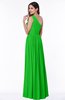 Elegant Asymmetric Neckline Chiffon Floor Length Pleated Plus Size Bridesmaid Dresses