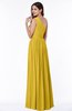 Elegant Asymmetric Neckline Chiffon Floor Length Pleated Plus Size Bridesmaid Dresses