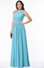 Elegant Asymmetric Neckline Chiffon Floor Length Pleated Plus Size Bridesmaid Dresses