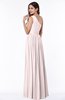 Elegant Asymmetric Neckline Chiffon Floor Length Pleated Plus Size Bridesmaid Dresses