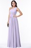 Elegant Asymmetric Neckline Chiffon Floor Length Pleated Plus Size Bridesmaid Dresses