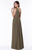 Elegant Asymmetric Neckline Chiffon Floor Length Pleated Plus Size Bridesmaid Dresses