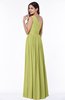 Elegant Asymmetric Neckline Chiffon Floor Length Pleated Plus Size Bridesmaid Dresses