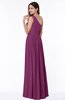 Elegant Asymmetric Neckline Chiffon Floor Length Pleated Plus Size Bridesmaid Dresses