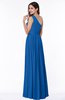 Elegant Asymmetric Neckline Chiffon Floor Length Pleated Plus Size Bridesmaid Dresses
