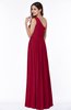 Elegant Asymmetric Neckline Chiffon Floor Length Pleated Plus Size Bridesmaid Dresses