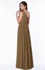 Elegant Asymmetric Neckline Chiffon Floor Length Pleated Plus Size Bridesmaid Dresses