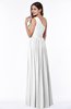 Elegant Asymmetric Neckline Chiffon Floor Length Pleated Plus Size Bridesmaid Dresses