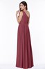 Elegant Asymmetric Neckline Chiffon Floor Length Pleated Plus Size Bridesmaid Dresses