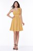 Modern A-line Asymmetric Neckline Sleeveless Zip up Flower Plus Size Bridesmaid Dresses