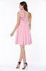 Modern A-line Asymmetric Neckline Sleeveless Zip up Flower Plus Size Bridesmaid Dresses