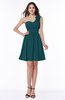 Modern A-line Asymmetric Neckline Sleeveless Zip up Flower Plus Size Bridesmaid Dresses