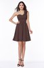 Modern A-line Asymmetric Neckline Sleeveless Zip up Flower Plus Size Bridesmaid Dresses