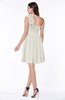Modern A-line Asymmetric Neckline Sleeveless Zip up Flower Plus Size Bridesmaid Dresses