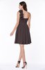 Modern A-line Asymmetric Neckline Sleeveless Zip up Flower Plus Size Bridesmaid Dresses