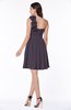 Modern A-line Asymmetric Neckline Sleeveless Zip up Flower Plus Size Bridesmaid Dresses