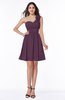 Modern A-line Asymmetric Neckline Sleeveless Zip up Flower Plus Size Bridesmaid Dresses