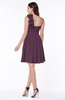 Modern A-line Asymmetric Neckline Sleeveless Zip up Flower Plus Size Bridesmaid Dresses