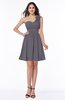 Modern A-line Asymmetric Neckline Sleeveless Zip up Flower Plus Size Bridesmaid Dresses