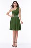 Casual One Shoulder Sleeveless Half Backless Chiffon Sequin Plus Size Bridesmaid Dresses