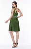 Casual One Shoulder Sleeveless Half Backless Chiffon Sequin Plus Size Bridesmaid Dresses
