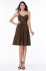 Informal Asymmetric Neckline Sleeveless Zipper Chiffon Short Plus Size Bridesmaid Dresses