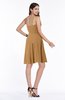 Informal Asymmetric Neckline Sleeveless Zipper Chiffon Short Plus Size Bridesmaid Dresses