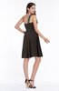 Informal Asymmetric Neckline Sleeveless Zipper Chiffon Short Plus Size Bridesmaid Dresses