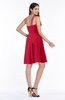 Informal Asymmetric Neckline Sleeveless Zipper Chiffon Short Plus Size Bridesmaid Dresses