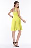 Informal Asymmetric Neckline Sleeveless Zipper Chiffon Short Plus Size Bridesmaid Dresses