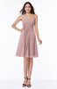 Informal Asymmetric Neckline Sleeveless Zipper Chiffon Short Plus Size Bridesmaid Dresses