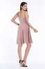 Informal Asymmetric Neckline Sleeveless Zipper Chiffon Short Plus Size Bridesmaid Dresses