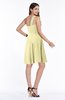 Informal Asymmetric Neckline Sleeveless Zipper Chiffon Short Plus Size Bridesmaid Dresses