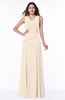 Traditional Sleeveless Zip up Chiffon Floor Length Rhinestone Plus Size Bridesmaid Dresses