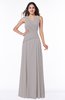 Traditional Sleeveless Zip up Chiffon Floor Length Rhinestone Plus Size Bridesmaid Dresses
