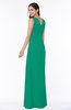 Traditional Sleeveless Zip up Chiffon Floor Length Rhinestone Plus Size Bridesmaid Dresses