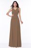 Traditional Sleeveless Zip up Chiffon Floor Length Rhinestone Plus Size Bridesmaid Dresses